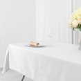 thumbnail image 5 of BalsaCircle 10 Pieces 54" x 96" White Rectangle Polyester Tablecloths Table Cover Linens, 5 of 8