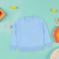thumbnail image 4 of Toddler Girls Knit Pullover Top Solid Color Basic Sweater Kids Crewneck Casual Sweaters, 4 of 6