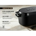 thumbnail image 6 of Dutch Oven, Black, 3.4 Qt, Enameled Cast Iron, Dishwasher Safe, for Baking Bread, Cooking, Roasting, 6 of 7