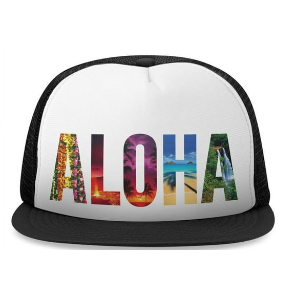 The Islander Group Foam Front Snapback Cap Aloha Scenic