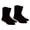 Black / Red, variant on COUVER Mens Cotton Polka Dot Crew Dress Socks Hot Pink Navy Blue 2 Pairs Size 10-13 (Mens)