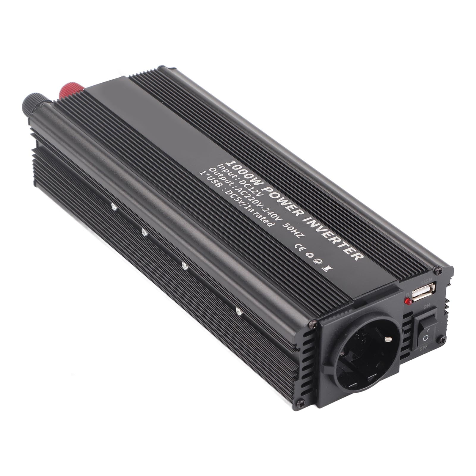 Inversor inversor de onda sinusoidal pura - Inversor inversor de onda sinusoidal pura Convertidor de 12V Inversor de energa 220V 1000W con panel solar