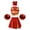 A Red, variant on Girls Cheer Leader Kids Cheerleading Uniform with Accessories Carnival Party Size 6-16 B Red 6