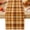Orange, Brown, Cream, variant on Blue Brown Checked Cotton Linen Table Runner for Dining Kitchen, Beige Buffalo Plaid Farmhouse Wedding Outdoor Party Tablerunners Decoration, Dresser Scarf Coffee Tablecloth Runners 13x36 Inches