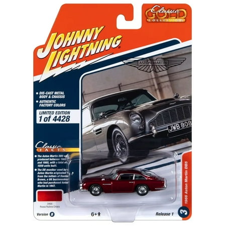 Johnny Lightning Jlcg031 Classic Gold Ver B 1966 Aston Martin Db5 Rossa
