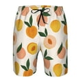 thumbnail image 3 of Salouo Peach1 Pattern Swim Trunks for Men,Men's Hawaiian Bathing Suit Swimsuits Quick Dry Swimming Board Shorts Beach Shorts with Pockets-X-Large, 3 of 6