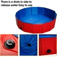 thumbnail image 2 of VEEKI Foldable Pet Swimming Pool Red Portable Pet Pools Foldable Dog Pool Collapsible Swimming Pool for Dogs, 2 of 4
