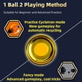 thumbnail image 3 of Alician Metal Yoyo For Kids Colorful Professional 3 Bearing Alloy Yo-yo With String Ring Birthday Gifts For Children, 3 of 7