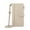 Beige, variant on ELEHOLD Case for iPhone 12 Pro / 12 6.1", Luxury Zipper Leather Wallet Crossbody Phone Case with Wrist Strap & Folio Stand,Beige