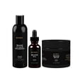 thumbnail image 1 of Golden Grooming Co. Paquete para barba – 2 oz de aceite para barba, 4 oz de bálsamo para barba y 8 oz de champú para barba y cabello – Set de cuidado de barba natural para nutrir estilo y limpieza, 1 of 5