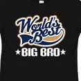 thumbnail image 4 of Inktastic Worlds Best Big Bro Gift for Brother Boys Toddler T-Shirt, 4 of 5