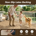 thumbnail image 6 of SIXHOME Outdoor Rugs 5'x7' Patio Rug Bohemian Floral Indoor Outdoor Rugs Polypropylene Washable Non Shedding, Easy Clean, Waterproof, Durable Outdoor Carpet for Porch Balcony Deck Neutral Brown, 6 of 8