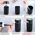 thumbnail image 3 of 1. [Mini humidificador de escritorio/coche con pulverizador grande]: este pequeño humidificador para dormitorio con diseño portátil y pequeño es fácil de llevar a cualquier lugar. El mini, 3 of 5