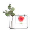 thumbnail image 1 of Red Flower Corn Art Watercolour Metal Picture Frame Cerac Vase Decor, 1 of 2