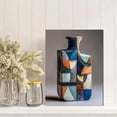 thumbnail image 2 of Abstract Geometric Ceramic Vase Canvas Print, Wall Decor for Living Room Office Shelf Entryway Bedroom Modern, 2 of 8