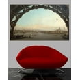 thumbnail image 2 of Wallhogs Canaletto London seen through an arch of Westminster Bridge (1747) Poster Wall Mural, 2 of 2