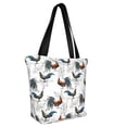 thumbnail image 3 of Kdxio Cool Chicken Women Reusable Grocery Bags Foldable Ripstop,Reusable Shopping Bags for Shopping,Gym,Gift, 3 of 8
