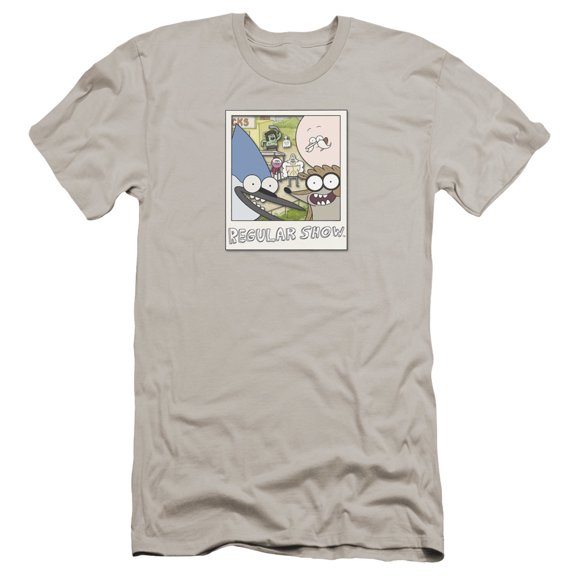 Regular Show - Instant Picture - Premium Slim Fit Short Sleeve Shirt - XX-Large