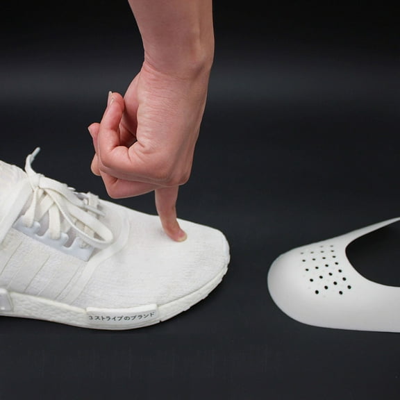 Shoe shield Sneaker shield Sneaker Shields toe anti-crease artifact anti-wrinkle shoe support-white