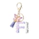 thumbnail image 2 of Llavero con borla de mariposa de 26 letras | Colgante degradado con letras | Multiusos para mochilas y llaves, 2 of 5