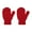 Red, variant on Mightlink 1 Pair Children Winter Gloves Soft Comfortable to Wear Good-looking Wide Application Lightweight Windproof Acrylic Full Finger Knit Gloves for Outdoor