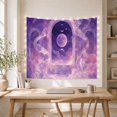 thumbnail image 5 of Arched Lunar Portal With Cloud Stairway, Dreamy Fantasy for Space Lovers, Mystical Celestial Wall Art, Housewarming Gift, Tapestry Wall Hanging for Bedroom and Dorm, 5 of 7