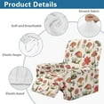 thumbnail image 5 of Kuiaobaty Mushroom Flower Pattern Reclining Slipcover Butterfly Anti-Slip Recliner Chair Cover Large Breathable Reclining Sofa Slipcover Washable Recliner Couch Cover with Side Pocket for Pets, 5 of 8