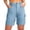 *Light Blue, variant on VBVC Women's Straight Leg Cargo Shorts , Summer Hiking Pants For Women , Ladies' Pull On Outdoor Bottoms with Pockets,Navy,S-3XL