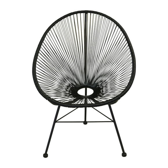 Plata Décor Import - Acapulco kids chair in black