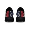 thumbnail image 4 of Cardinal Floral American flag Shoes Sneakers Black Size 11, 4 of 7