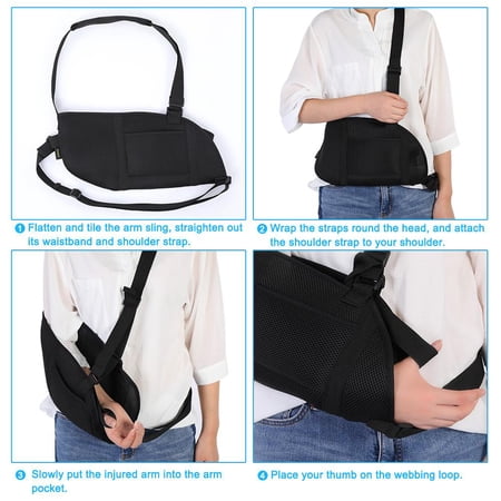 Herwey Arm Sling Arm Sling With Thumb Support Dislocated Shoulder Sling For Broken Arm Immobilizer Wrist Elbow Walmart Canada Herwey Arm Sling Arm Sling With Thumb Support Dislocated Shoulder Sling For Broken Arm Immobilizer Wrist Elbow Walmart Canada
