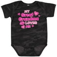 thumbnail image 3 of Inktastic Valentine's Day My Great Grandma Loves Me Hearts and Lips Boys or Girls Baby Bodysuit, 3 of 5