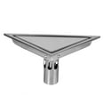 thumbnail image 4 of Escurridor de ducha de suelo de baño Invisible antiolor triangular de acero inoxidable # desodorante de agua profunda, 4 of 5