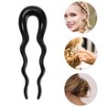 thumbnail image 3 of Unique Bargains 1 Pc Hair Pin U-shaped Hair Accessories 3.94"x1.18" Black, 3 of 5