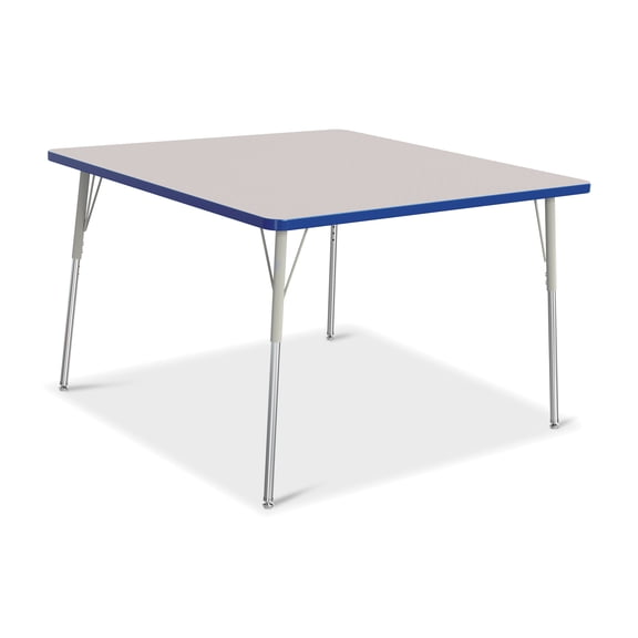Adult Height Prism Color Edge Square Table