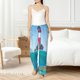 thumbnail image 4 of Fotbe Lighthouse Sea Port Pantalones de Pijama para Mujer, Pantalones de Dormir, Pantalones Pj con Cordón y Bolsillos-Small, 4 of 6