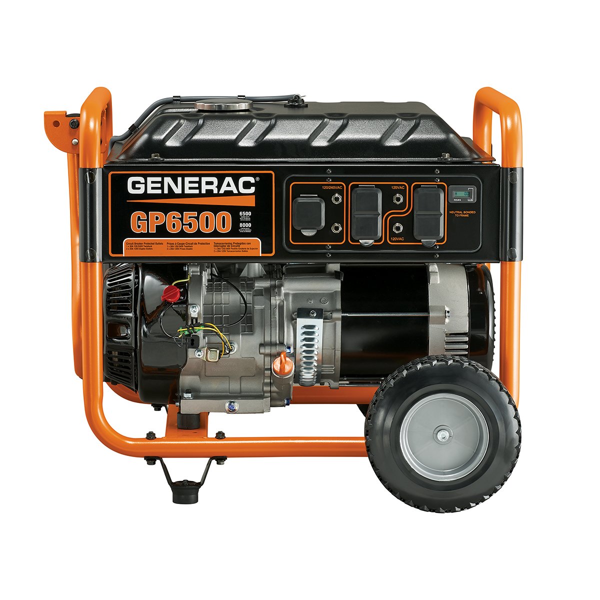 Generac 5940 GP6500 6500W Running/8125W Starting Gas Powered Portable Generator - image 3 of 3