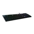 thumbnail image 2 of Logitech G815 LIGHTSYNC RGB Mechanical Gaming Keyboard with Low Profile GL Clicky key switch, 5 programmable G-keys, USB Passthrough, dedicated media control - Clicky – Black, 2 of 12