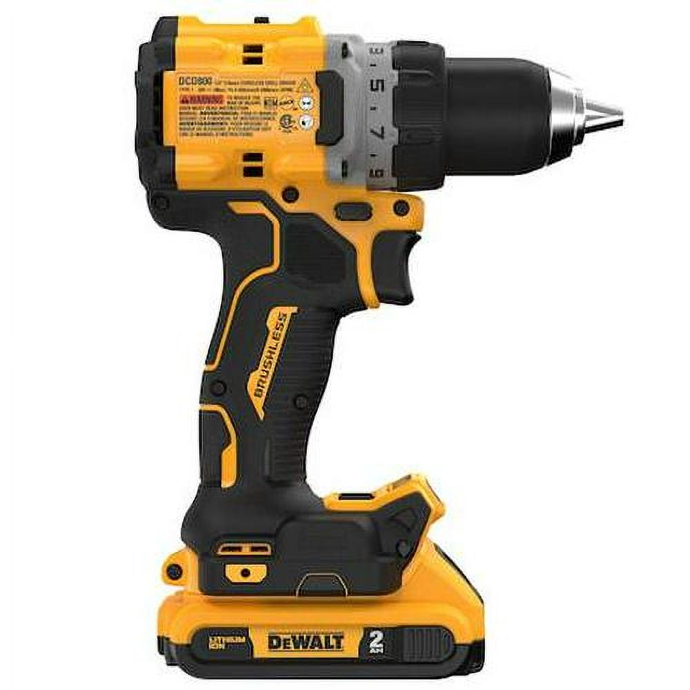 Dewalt Cordless Drill/Driver Kit, 1/2 in, 20V DC