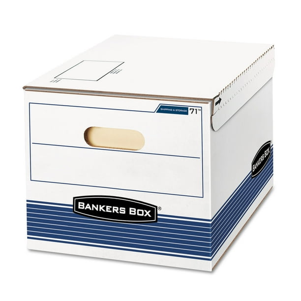 Bankers Box Storage/File Storage Box, Letter/Legal, 12"W x 15"D x 10"H