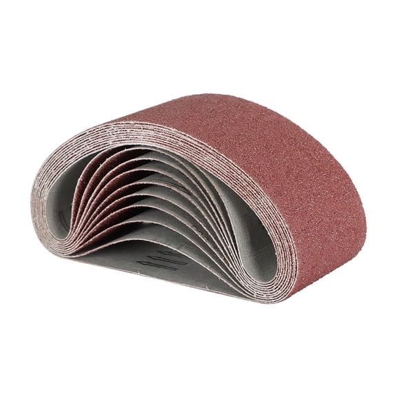 EPOTOOR 10 Pack 4 x 24 Inch Sanding Belts Aluminum Oxide Sander Paper 36 Grit Abrasive Sanding Belt