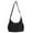 Black, variant on Women's Minimalist Plaid Nylon Drawstring Large Capacity Messenger Purse Japanese-style Crossbody Shoulder Bag For Daily Commute Travel