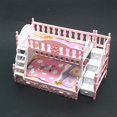 thumbnail image 3 of Realistic For Doll House Bunk Beds Lovely Detachable Princess Bed Ladder Decorat, 3 of 4