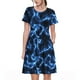 thumbnail image 1 of Easygdp Blue Lightning para Vestido Transpirable de Mujer, Vestido Suelto de Manga Corta con Pliegues y Bolsillos para el Verano, 1 of 6