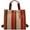 Red-large, variant on CoCopeaunt Tote Bag Hobo Bag for Women Canvas Shoulder Bag Chic Crossbody Bag Satchel Large Handbag Color Contarst Stripe