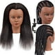 thumbnail image 1 of headdoll Cabeza de maniquí con cabello real Cabeza de entrenamiento de 14 pulgadas Cabeza de maniquí Cosmetología Cabeza de muñeca Peluquero Peluquero Cabeza de práctica para peinado Trenzado Rizado, 1 of 5