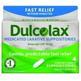 thumbnail image 3 of Dulcolax Comfort-Shaped Laxative Suppositories, Relief Constipation, 4Ct, 4-Pack, 3 of 4