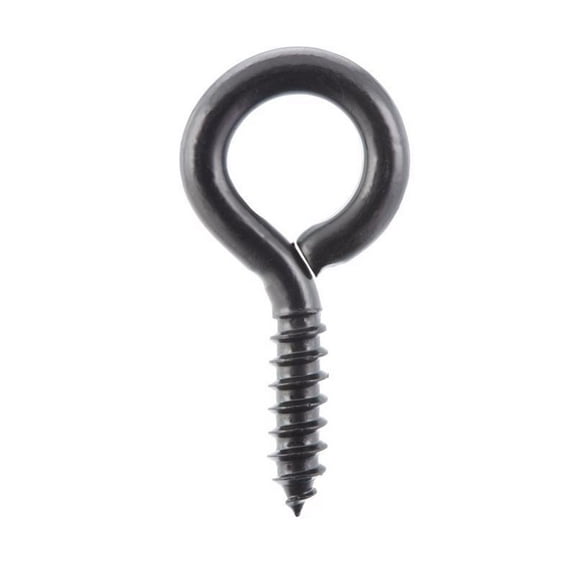 Wright 5039544 0.375 x 2.875 in. Steel Screw Eye Black - Weight Capacity 250 lbs