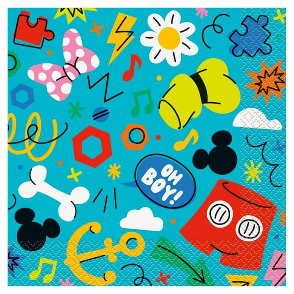 Disney Mickey & Friends Clubhouse Luncheon Napkins, 32ct