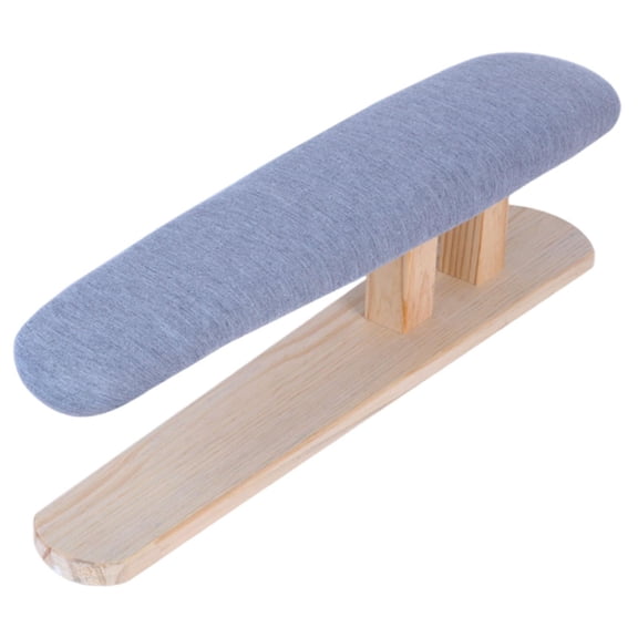 Tabla de planchar pequeña con base de madera, taburete de planchado portátil y fácil de usar para el hogar. 57 cm x 13 cm x 16 cm